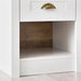almada nightstand with 1 drawer and storage - white Pan Home
