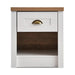 almada nightstand with 1 drawer and storage - white Pan Home