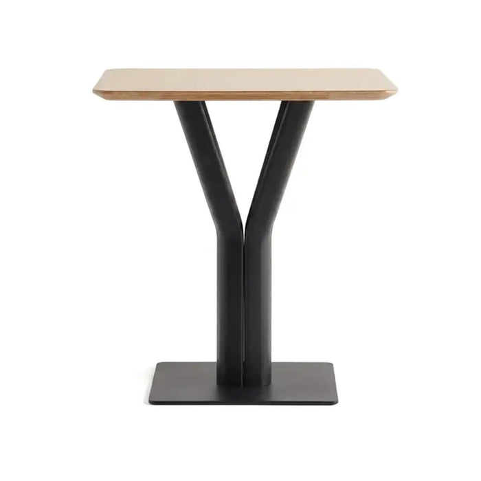 Veloria 2 Seater Dining Table - Natural & Black Pan Home