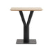 Veloria 2 Seater Dining Table - Natural & Black Pan Home