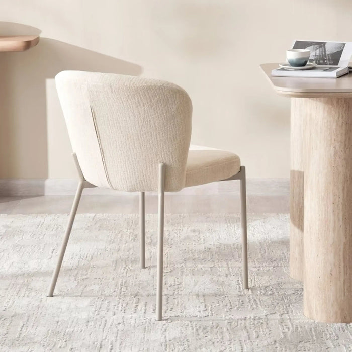 Arlo Dining Chair - White Grey Pan Home
