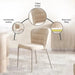 Arlo Dining Chair - White Grey Pan Home