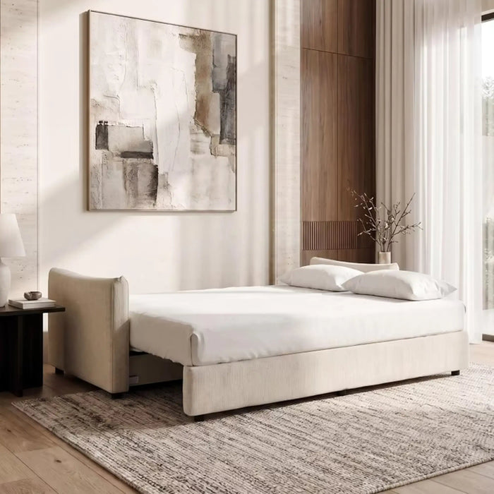 daydreamer 2 seater sofa bed - beige Pan Home