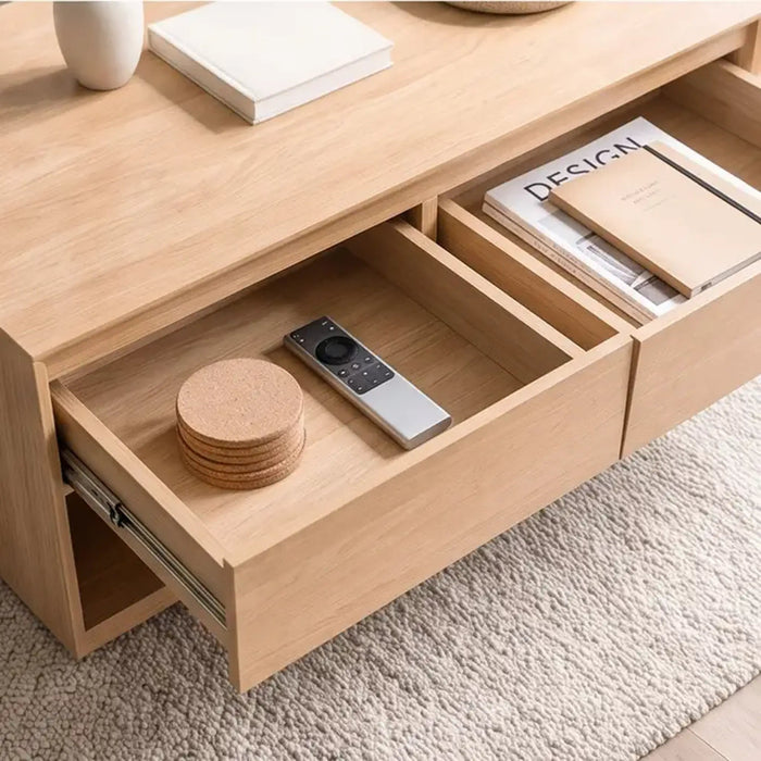 Royer Coffee Table Melamine - Natural Pan Home