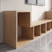 cassano entertainment unit wall with storage - oak Pan Home
