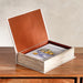 Le Citron 2-Piece Decorative Book Box 30x7x21cm - White Pan Home