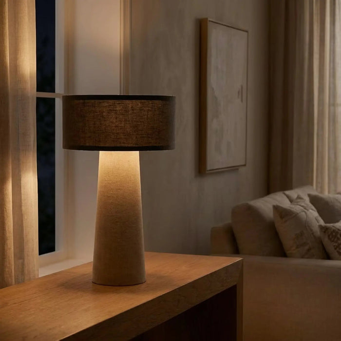 aegle e27 table lamp dia 30x51cm - beige Pan Home