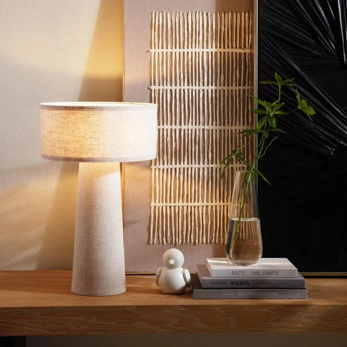 aegle e27 table lamp dia 30x51cm - beige Pan Home