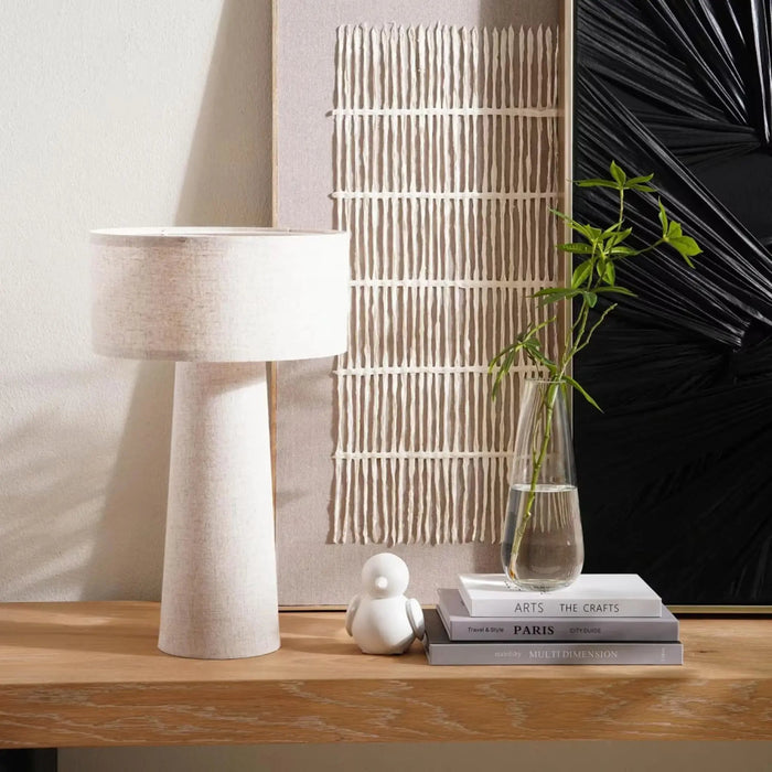 aegle e27 table lamp dia 30x51cm - beige Pan Home
