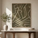 Sterlines Textile Canvas Framed Wall Art 80x100cm - Green Pan Home