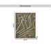 Sterlines Textile Canvas Framed Wall Art 80x100cm - Green Pan Home