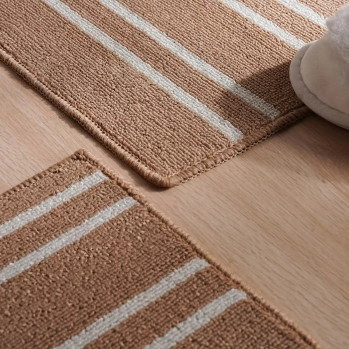 westly 2-piece set bathmat 40x60 cm & 40x50 cm - beige Pan Home