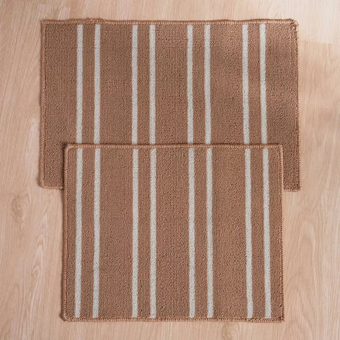 westly 2-piece set bathmat 40x60 cm & 40x50 cm - beige Pan Home