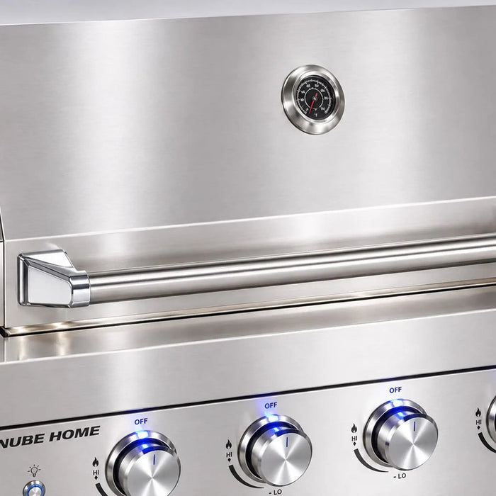 Deluxe Bbq Kitchen, Silver, Sleek Kitchen, Sus304 ,For Outdoor Cooking, Meal Preparation, Grilling, Entertaining Guests, Family Gatherings, Garden