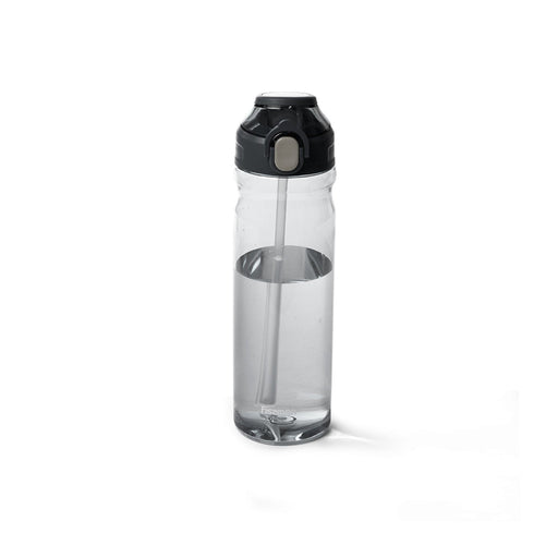 Water Bottle Plastic 750ml For Kids BPA Free Non-Toxic Black, Plastic Homemade Juice Bottle, Milk, Chocolate Cold Drinks with Leak Proof Flip Top Lid for Travel, School, And Many More Fissman