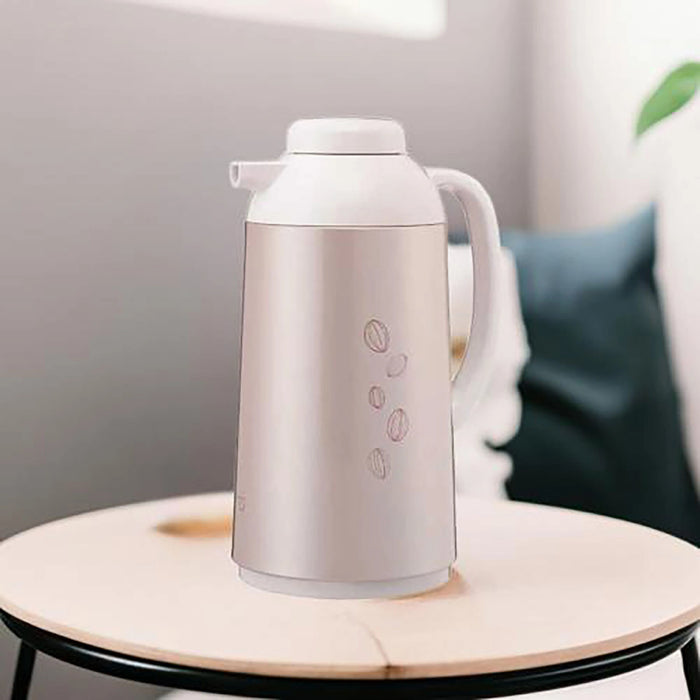 Zojirushi AG-LC10 Vacuum Insulated Handy Pot 1.0L Glass Liner Thermal Beverage Dispenser for Hot & Cold Drinks
