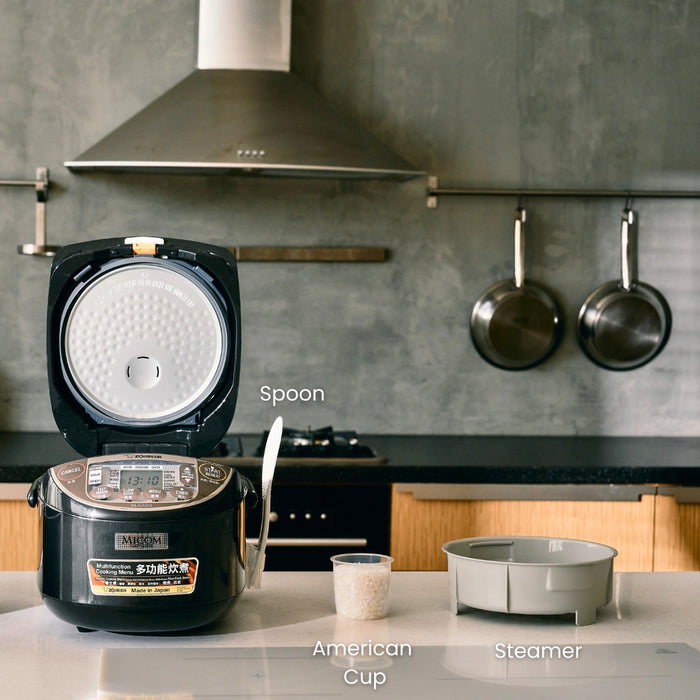 Zojirushi NL-GAQ Micom Rice Cooker & Warmer (1.0L / 1.8L) | Made in Japan | Multi-Menu Fuzzy Logic