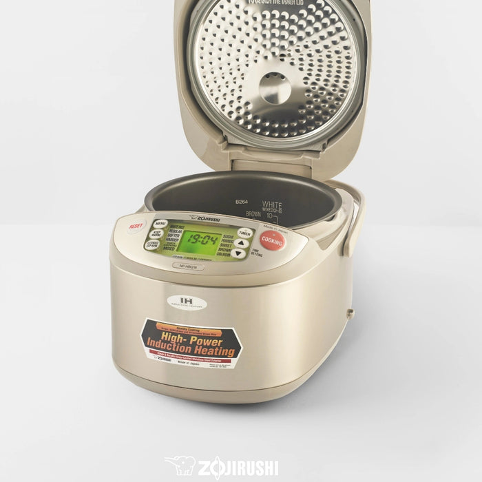 Zojirushi NP-HBQ10/18 Induction Heating Rice Cooker Precise Cooking, Non-Stick Inner Pan, Japanese Quality Al Jaber