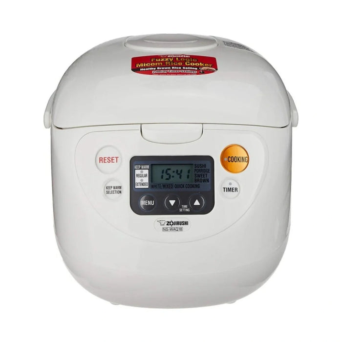 Zojirushi NS-WAQ (1.0L / 5.5 Cups) Rice Cooker Perfectly Cooked Rice, Non-Stick, Durable & Easy-to-Use