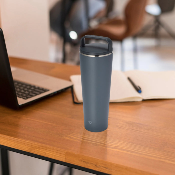 Zojirushi Stainless Steel Vacuum Insulated Carry Tumbler SX-LA (0.72L / 0.89L) Large-Capacity Hot & Cold Travel Mug, Leak-Proof, Durable, and Portable for Everyday Use