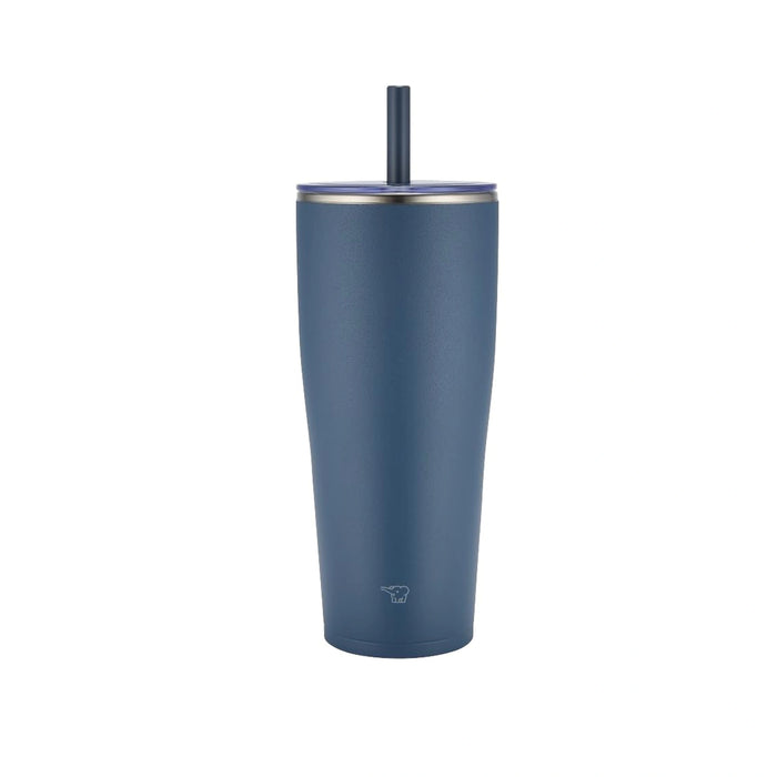 Zojirushi Stainless Steel Vacuum Insulated Tumbler with Straw SX-HA (0.72L / 0.89L) Cold Beverage Insulated Tumbler, Leak-Proof, Durable, and Portable Straw Cup
