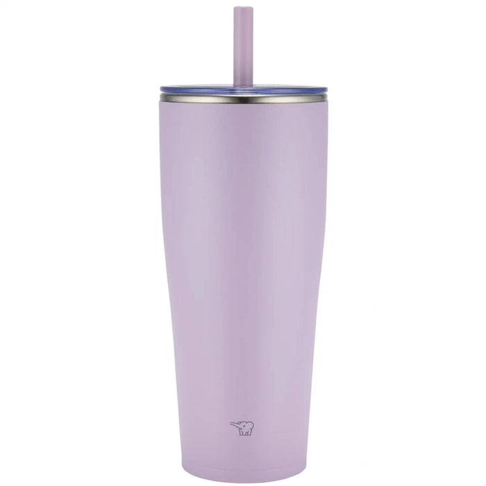 Zojirushi Stainless Steel Vacuum Insulated Tumbler with Straw SX-HA (0.72L / 0.89L) Cold Beverage Insulated Tumbler, Leak-Proof, Durable, and Portable Straw Cup