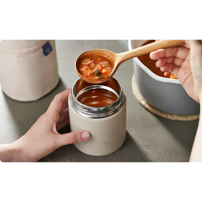 Zojirushi SW-KA Stainless Steel Vacuum Insulated Food Jar Hot & Cold, Leak-Proof, Durable, Portable -0.3L/ 0.4L/ 0.52L /0.75L