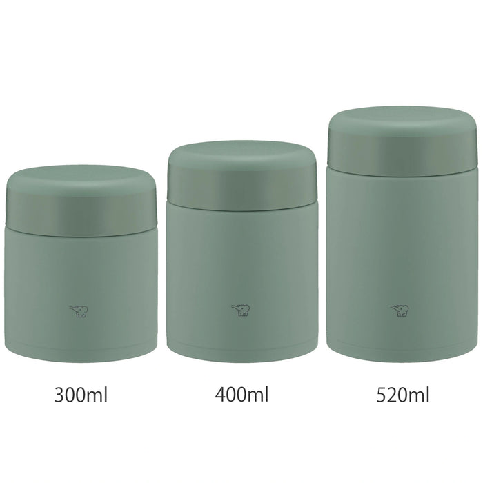Zojirushi SW-KA Stainless Steel Vacuum Insulated Food Jar Hot & Cold, Leak-Proof, Durable, Portable -0.3L/ 0.4L/ 0.52L /0.75L