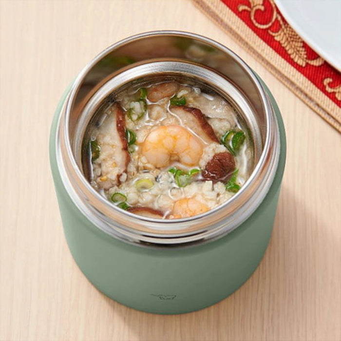 Zojirushi SW-KA Stainless Steel Vacuum Insulated Food Jar Hot & Cold, Leak-Proof, Durable, Portable -0.3L/ 0.4L/ 0.52L /0.75L