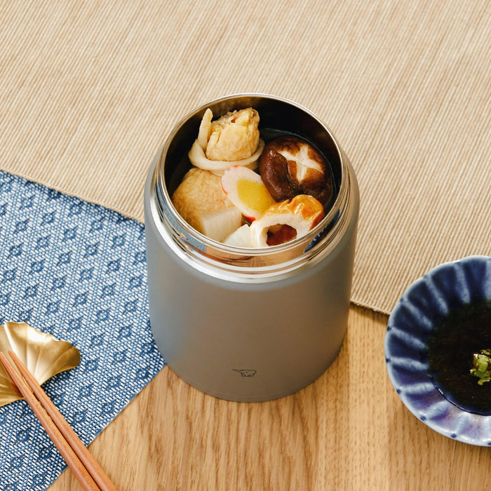 Zojirushi SW-KA Stainless Steel Vacuum Insulated Food Jar Hot & Cold, Leak-Proof, Durable, Portable -0.3L/ 0.4L/ 0.52L /0.75L