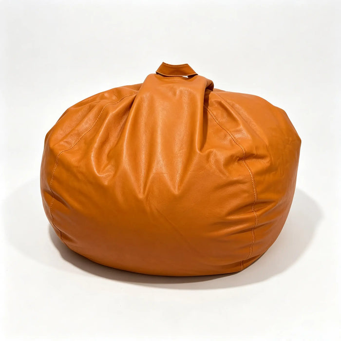 Large Bean Bag Chair Cover in PU Faux Leather with Carry Handle