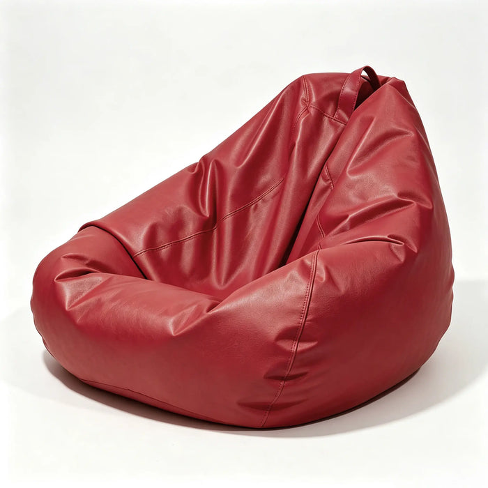 Large Bean Bag Chair Cover in PU Faux Leather with Carry Handle