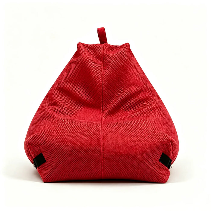 Large Teardrop Bean Bag Chair Cover in Breathable 3D Mesh with Carry Handle