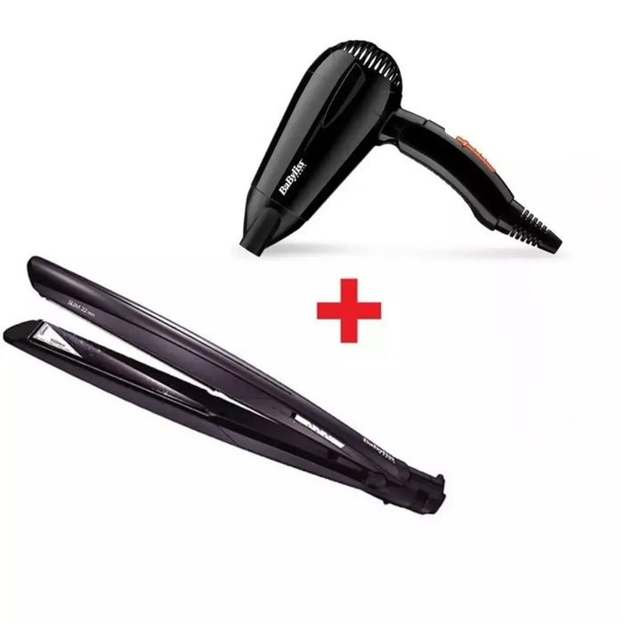 BaByliss Hair Straightener + Hair Dryer | Black | BABST325SDE | 5344