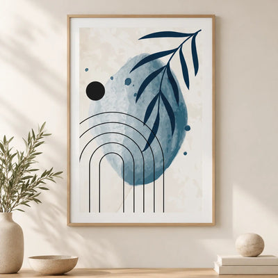 Blue Serenity — Art print-3 - Black / 60 x 90 cm