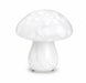 Decorative Glass Mushroom Sculpture - White Kiana