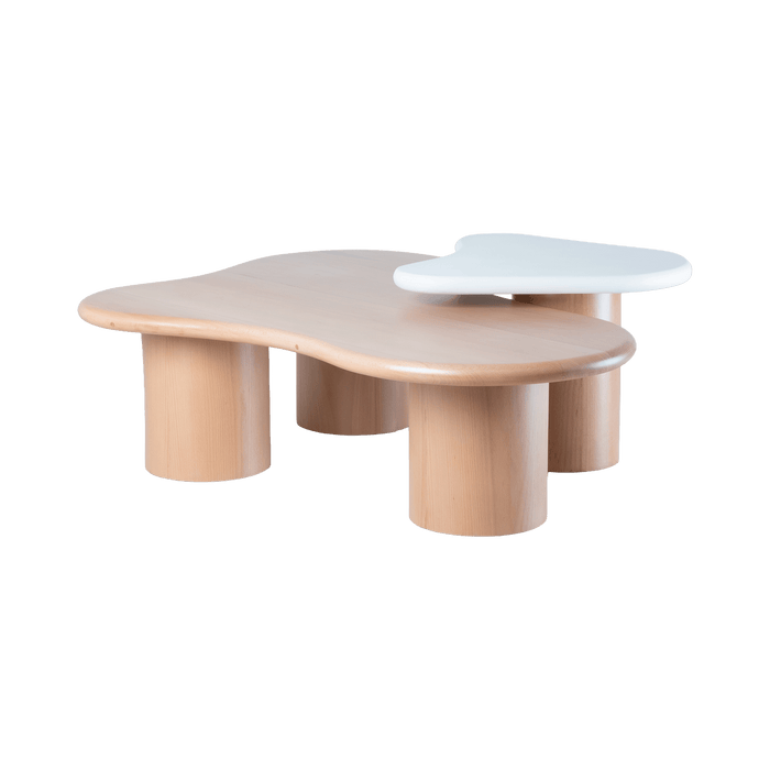 Laurel Coffee Table - Beige and Grey