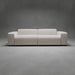 Beige sofa on a gray background