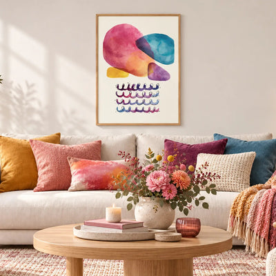 Colorful Expressions — Art print -1 - Black / 60 x 90 cm