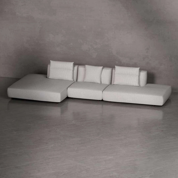 Alvaro Sofa - White, Ottoman