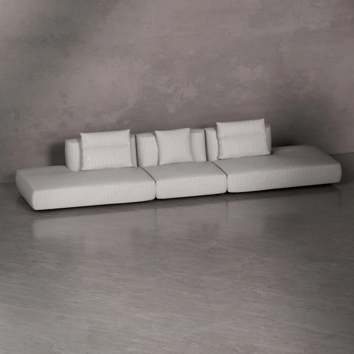 Alvaro Sofa - White, Ottoman