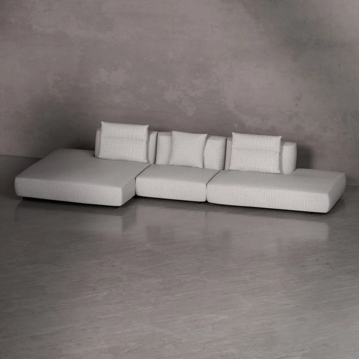 Alvaro Sofa - White, Without Ottoman