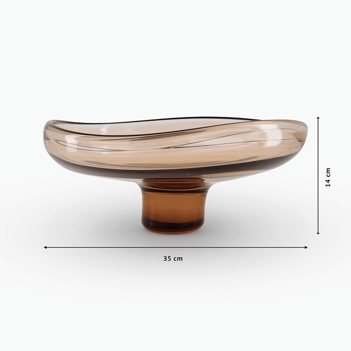 Amber Trio Vase Set