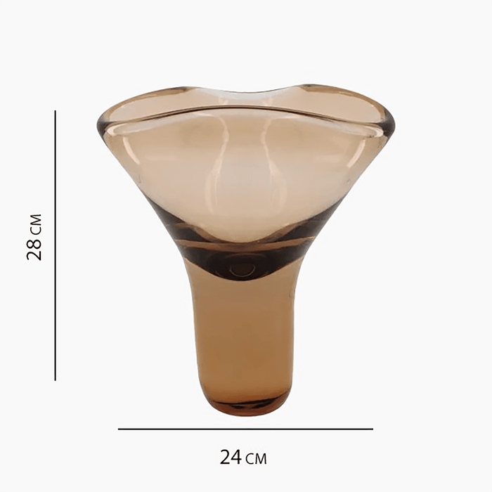 Amber Trio Vase Set