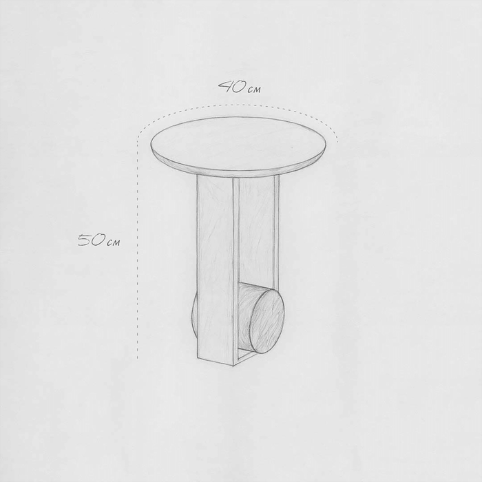 Axis Table Side Table Conceptual