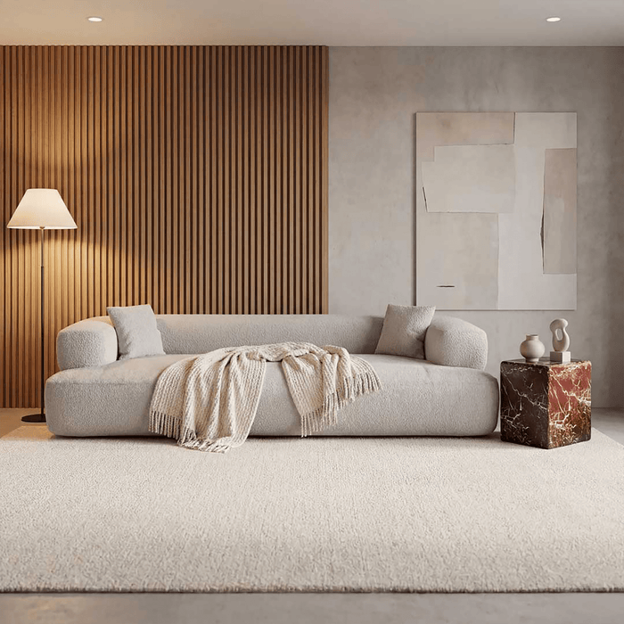 Crimson Red Stone Side Table