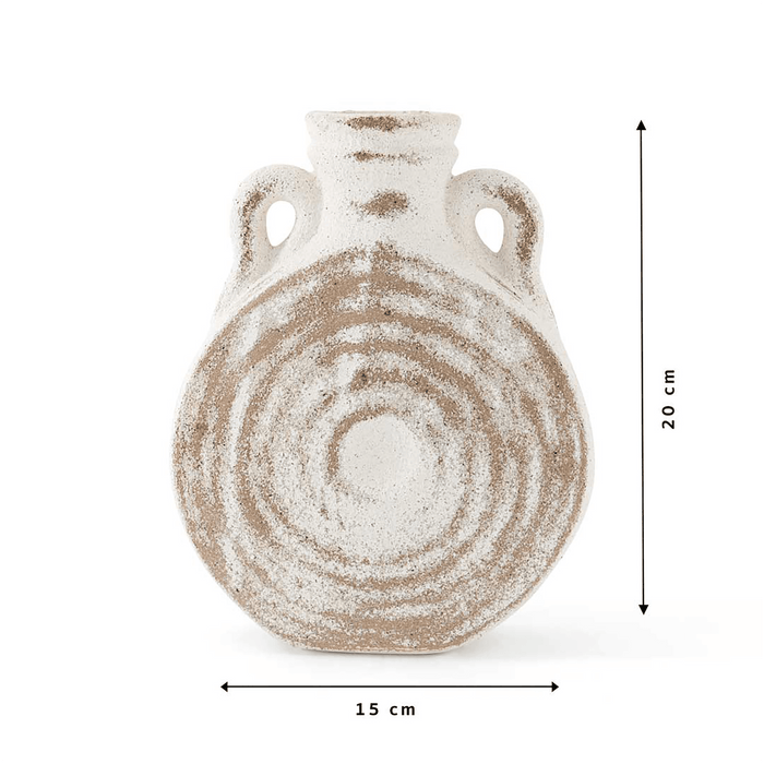 Desert Spiral Petite Ceramic Vase