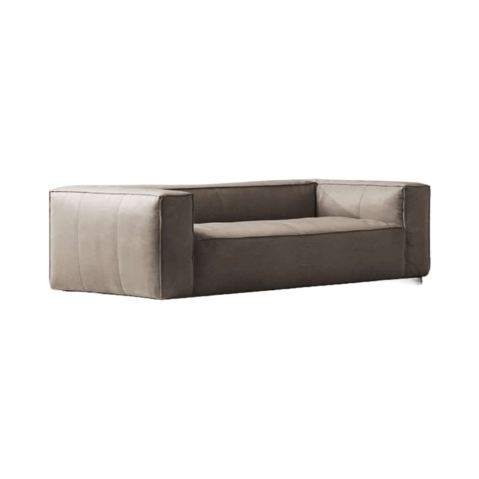 Gray sofa on a transparent background