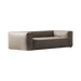 Gray sofa on a transparent background