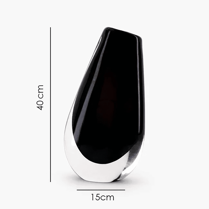 Obsidian Duo Vase Set